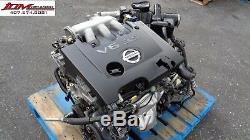 02 03 04 05 06 Nissan Altima 3.5l Twin Cam V6 Engine Jdm Vq35de