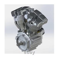 15.7cc Mini OHV V-twin V2 Shovelhead Engine 4-Stroke RC Air-cooled Gasoline BEST