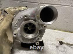 16-18 Audi S6 A6 4.0l Gas Engine Right Turbocharger Exhaust Manifold Oem
