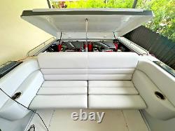 1996 Powerplay Sport Deck 33' Twin 496ho Custom Paint Restored Boat In 2015 Mint