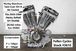 2000-2006 Harley Softail CVO SE Twin Cam B 103 Engine Motor EFI 20,562 mi