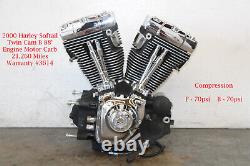 2000 Harley Softail Twin Cam B 88' Engine Motor Carb 21,260 Miles Warranty #3614