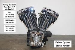 2007 Harley Street Glide Twin Cam 96 A Engine Motor 18,000mi + WARRANTY