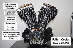2009 Harley Softail Twin Cam B 96 Engine Motor SE CAM PLATE + OIL PUMP 5,000 mi