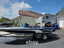 2015 Nitro Z6 Bass Boat Mercury 115hp ProXs and Matching Trailer