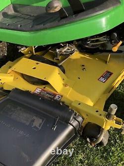 2016 John Deere X738 4WD Lawn Mower Tractor 54 Deck Kawasaki 25HP Twin Engine