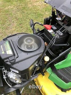 2017 John Deere X350 Lawn Mower Tractor 18HP Kawasaki Twin Engine 42 Deck