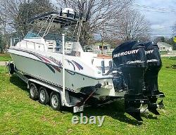 31' Fountain Sport Fish twin Mercury 225 outboards full cabin READY TO FISH