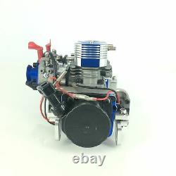 52CC Inline Twin Left Side Exhaust Marine Engine For RC Boat QJ RCMK