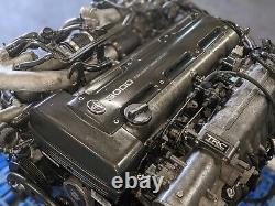 93-97 Toyota Aristo Twin Turbo Engine Wiring Loom & Ecu Jdm 2jz-gte