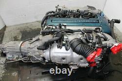 97 02 Toyota Aristo Gs300 Twin Turbo Front Sump Vvti Engine Inline 6 Jdm 2jzgte