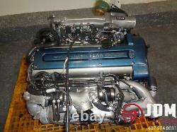 98-04 Toyota Aristo Twin Turbo Engine Loom & Ecu Jdm 2jz-gte