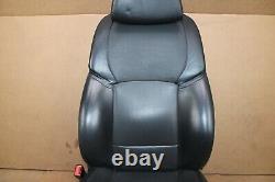 Bmw 2009-2016 F10 F01 Front Left Driver Heated Leather Seat Assembly Black Oem