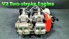 Build A 2 Cylinder In Line Two Stroke Engine