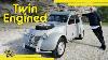 Citroen 2cv 4x4 Sahara Driving The Land Rover Rival Sold With Two Engines Best Offroad Car Ever