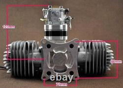 DLA116CC Gasoline Engine Twin Cylinder with Muffler Ignition Spark plug