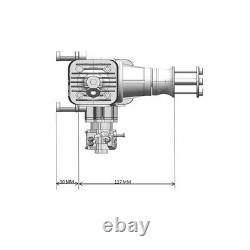 DLA64CC Gasoline Engine Twin Cylinder with Muffler Ignition Spark plug for RC