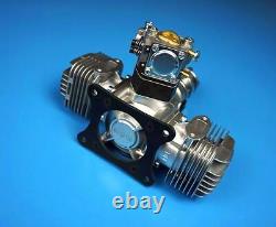 DLE40 40cc Twin Gas Engine with Electronic Ignition and Muffler