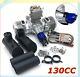 DLE 130CC Twin Cylinder Gasoline Engine with Electronic Ignition CDI & Muffler