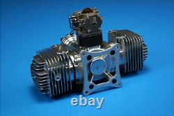 DLE 170CC Gas Engine Twin Cylinder Two Stroke Side Exhaust with CDI & Muffler