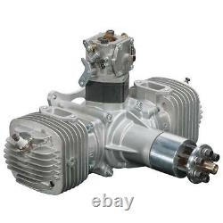 DLE Engines DLE-120 120cc Twin Gas Engine with Electronic Ignition and Mufflers