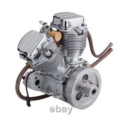 FG-VT9 9cc V2 Engine V-Twin Dual Cylinder 4Stroke Air-Cooled Gasoline Engine Toy