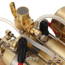 H76 Horizontal Twin Cylinder Gasoline Engine STEM Metal Stirling Engine Science