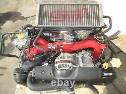 JDM 06-07 Subaru WRX STI EJ207 V9 Engine Twin Scroll VF37 Turbo V-9 Motor GDB V9