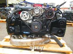 JDM 06-07 Subaru WRX STI EJ207 V9 Engine Twin Scroll VF37 Turbo V-9 Motor Only