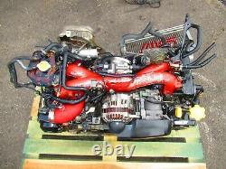 JDM 2001-2002 Subaru WRX STI EJ207 Engine Twin Scroll VF30 Turbo V7 Motor Ecu