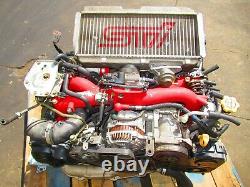 JDM 2005 2006 2007 Subaru WRX STI EJ207 Engine Twin Scroll VF37 Turbo V9 Motor