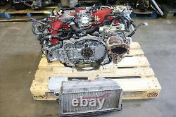 JDM Subaru WRX STi EJ207 V8 Turbo Engine 2.0L DOHC AVCS Motor VF37 Twin Scroll