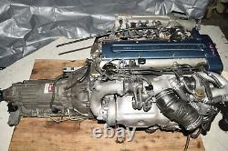 JDM Toyota 2JZGTE VVTi 3.0L DOHC Twin Turbo Engine Auto Trans Wire Harness Ecu