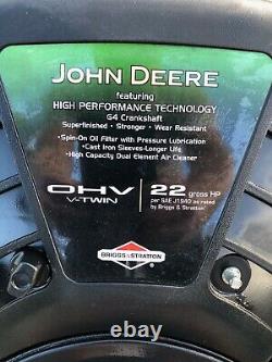 JOHN DEERE LA135 BRIGGS & STRATTON 22HP V Twin 158hrs ENGINE MOTOR