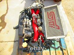 Jdm Sti Ej207 V8 Engine Vf37 Turbo Twin Scroll V-8 Motor Non Immobilizer Ecu V/8