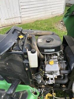 John Deere X585 4X4 Lawn Mower Tractor 62 Deck Kawasaki 25HP Twin Engine