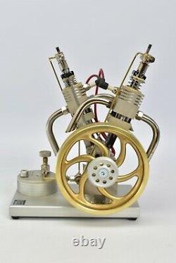 Maier Mechanic V-Twin Cylinder Butane Gas Running Engine Model Incredible