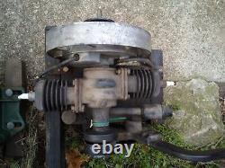 Maytag 72-D Twin Cylinder Hit Miss Engine / Motor on Base. Good Compression