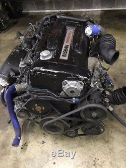 Nissan Skyline Gtr R32 2.6l Twin Turbo Engine Rwd Converted Ecu Jdm Rb26dett