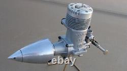 Os Max-h 80 Gas/nitro Model Airplane Engine Twin-plug, Dual Ringed, Rear Intake