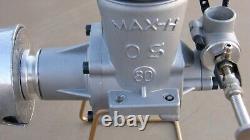 Os Max-h 80 Gas/nitro Model Airplane Engine Twin-plug, Dual Ringed, Rear Intake