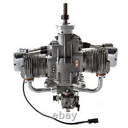 Saito Engines 61cc 4-Stroke Gas Twin Engine CC SAIEG61TS Gas Engines 4 Stroke