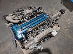Toyota Aristo Soarer 3.0L I6 Twin Turbo Engine Transmission JDM 2JZGTE 2JZ 11115