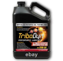 TriboDyn TRI-EX2 SAE 20W50 Full Synthetic V-TWIN Ceramic Motorcycle Engine Oil