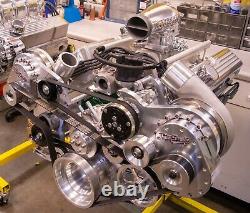 Turn-Key Twin Supercharged 427 Ford Stroker Crate Engine 1000+HP Holley MPEFI