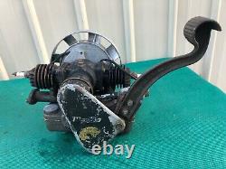 Vintage 1940's Maytag Engine 72-D Motor Engine Twin Hit n Miss with Foot Start