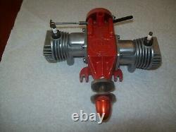 Vintage Viking 65 Twin Spark Ignition Model Airplane Engine Mfg, by Macval Co